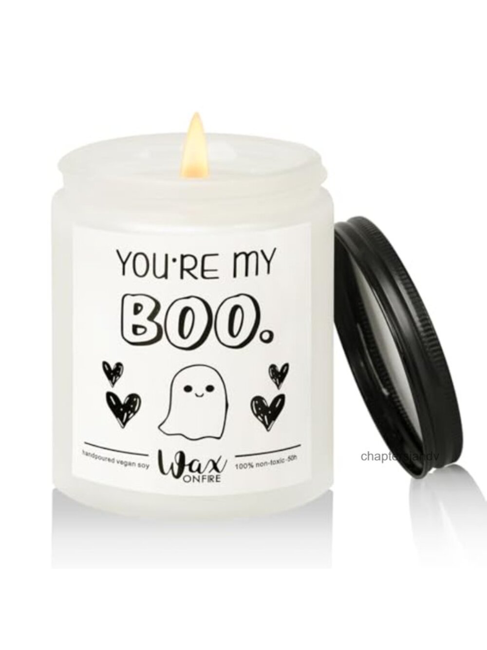Halloween Ghost You're My Boo Lavender Scented Soy Wax Jar Candle
